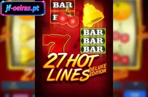 27 Hot Lines Delux slot fruit machine symbols