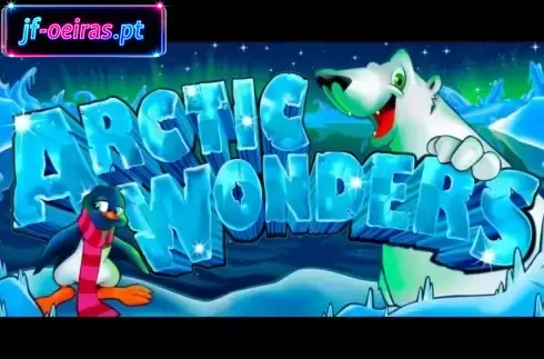 Tela do jogo slot Arctic Wonders mostrando ursos polares e rolos gelados