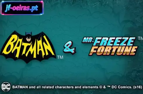 Jogabilidade de Batman e Mr Freeze Fortune Carretéis de caça-níqueis Batman & Mr Freeze Fortune