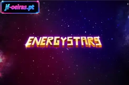 Jogabilidade do caça-níqueis Energy Stars Interface do slot Energy Stars mostrando símbolos de néon