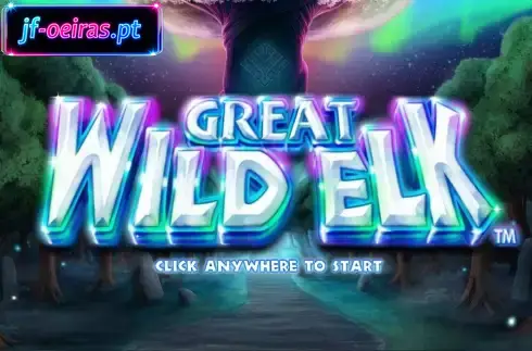 Fundo de floresta m&iacute;stica semelhante ao slot Great Wild Elk