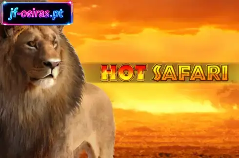 Hot Safari Slot Machine Reel mostrando s&iacute;mbolos de le&atilde;o