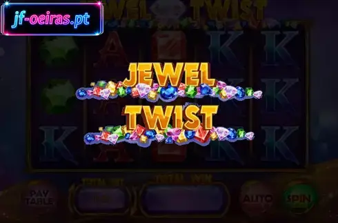 Símbolos de torção de joias Símbolos de alto pagamento do jogo caça-níqueis Jewel Twist