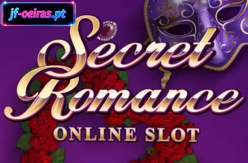 Jogabilidade de slot de romance secreto Jogabilidade da slot machine Secret Romance mostrando máscaras e símbolos misteriosos