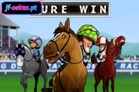 Tema de corrida de cavalos de ca&ccedil;a-n&iacute;queis Sure Win