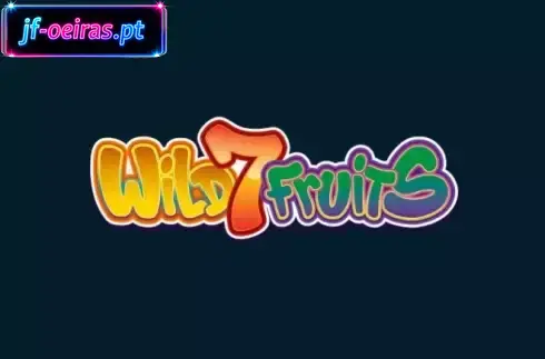 Wild7Fruits slot machine reels showing neon fruit symbols